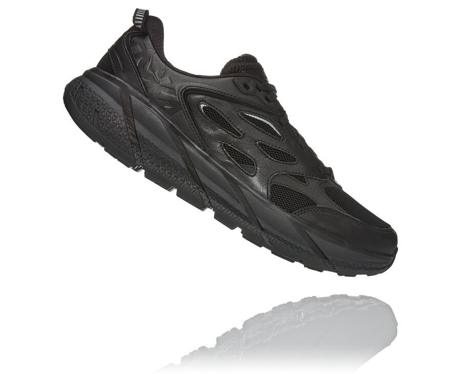 Tenis Hoka One One Hombre Negros - Clifton L - LHGZ07961